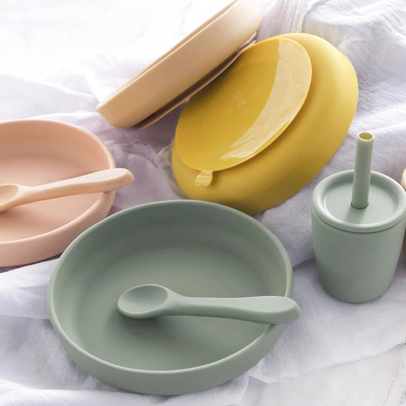 BPA Free Silicone Children's Tableware Fashionable