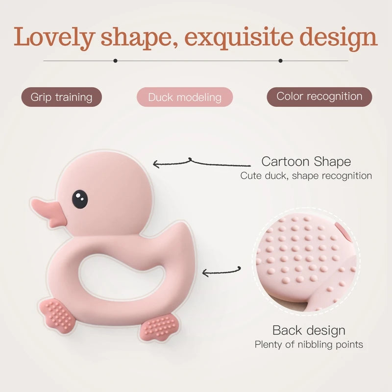 BPA Free Silicone Baby Teether