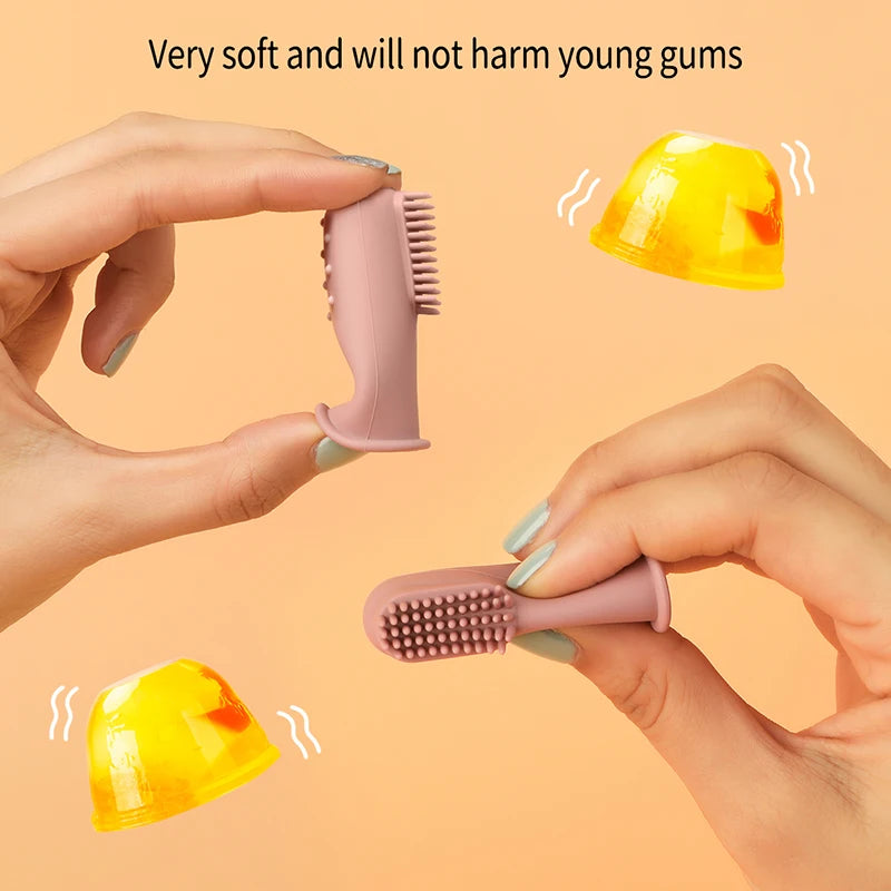 BPA Free Silicone Finger Toothbrush