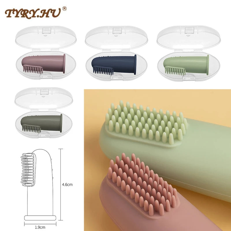BPA Free Silicone Finger Toothbrush